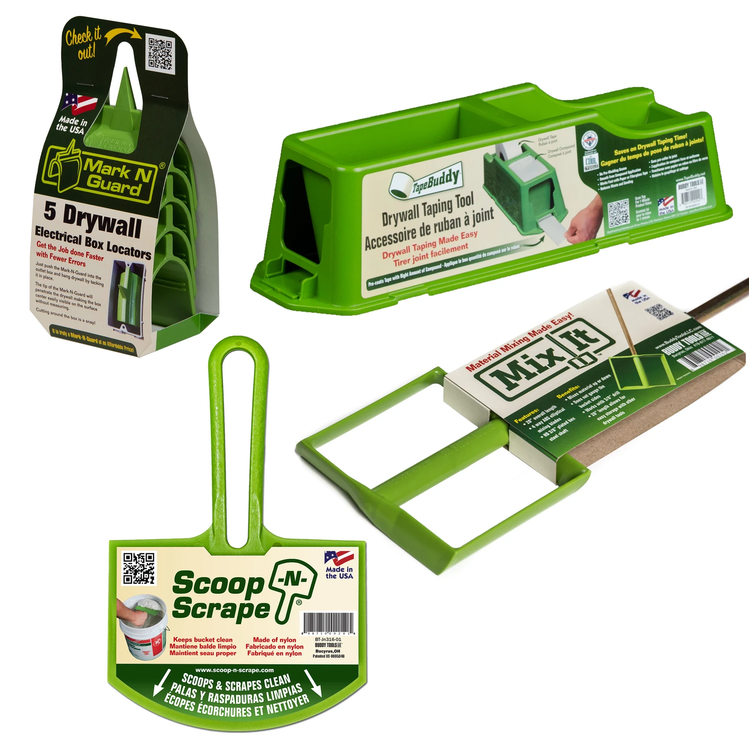 Dry wall kits and tools from Buddy Tools, LLC