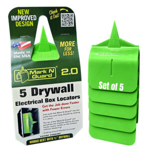 Mark N Guard® 2.0 by Buddy Tools - Outlet Marker for Drywall Installation - Easy